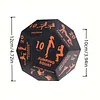 12 Sided Fitness Action Choice Dice Lightweight & Versatile Movement Training Dice Balance & Strength Improvement Interactive Number Dices for Gym Workouts & Yoga Exercise