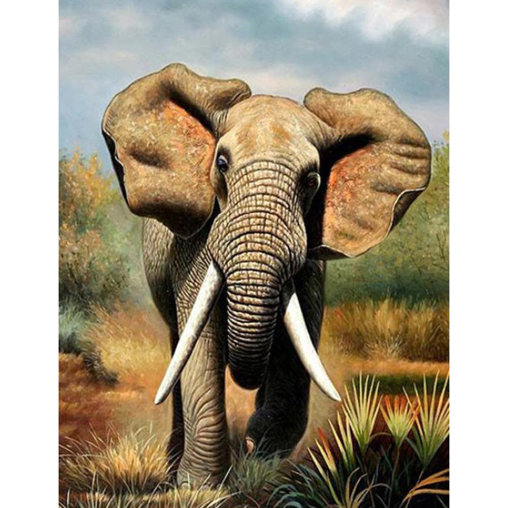 

Elephant - Round Drill Diamond Painting - 30*40CM, 501 Original
