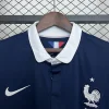 Retro 2014 France Long Sleeve Soccer Jersey Home