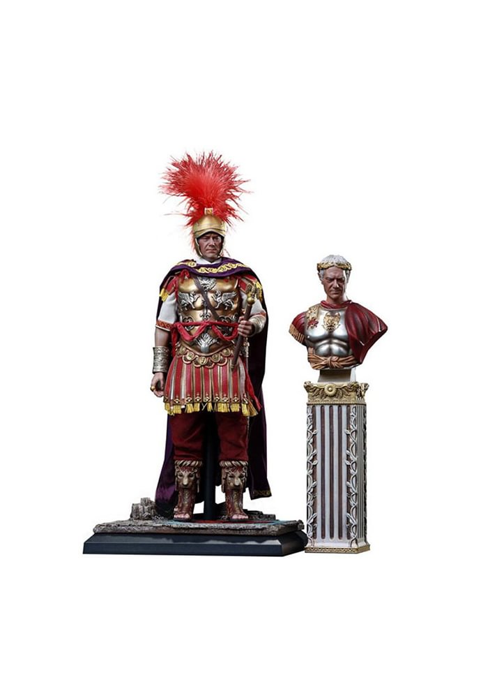 1/6 Imperial Army Gaius Julius Caesar Action Figure Model HHMODEL x HAOYUTOYS HH18022  Deluxe Ver for Collection-aliexpress