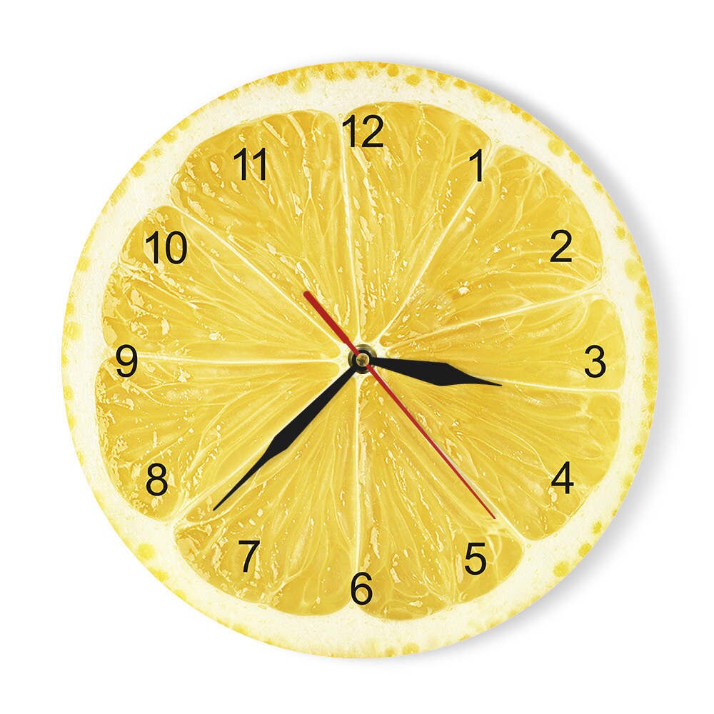 

Lime Pomelo Orange Lemon Fruit - Frameless Acrylic Wall Clock, 501 Original