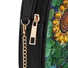 DIY sunflower shaped diamond painting one-shoulder chain lady bag