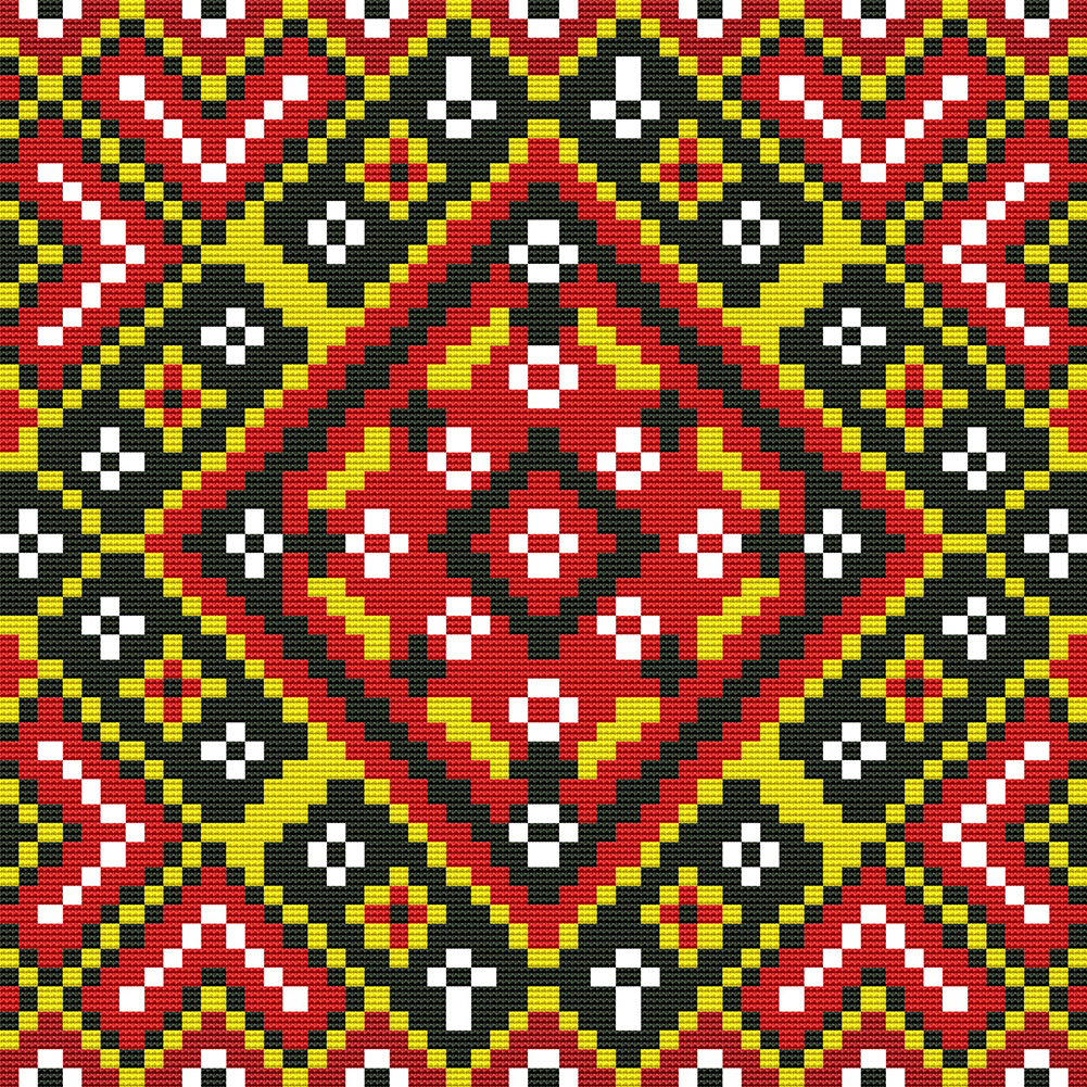 

Totem Pattern - 11CT Stamped Cross Stitch - 46*46CM, 501 Original