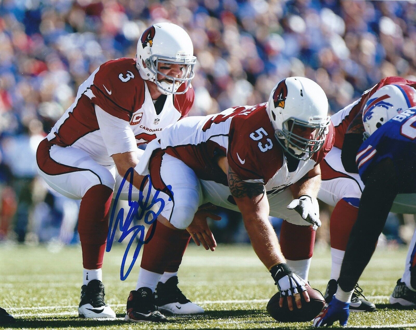 Autographed A.Q. SHIPLEY Arizona Cardinals 8X10 Photo Poster painting - w/COA