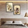 (US Only)2pcs Paint By Numbers Kit On Canvas DIY Oil Art Animal Picture Home Decor40x60cm