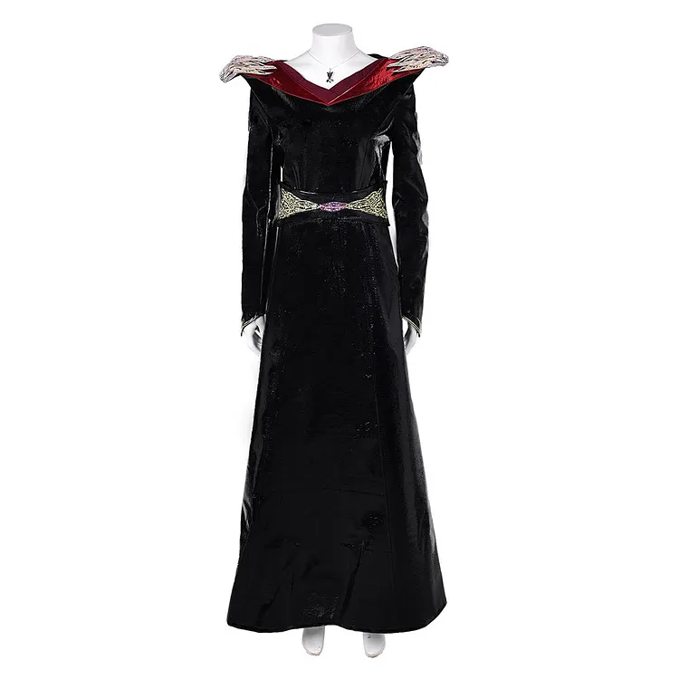 House Of The Dragon Season 2 (2024) Rhaenys Targaryen V Neck Dresses Outfits Cosplay Costume Halloween Carnival Suit