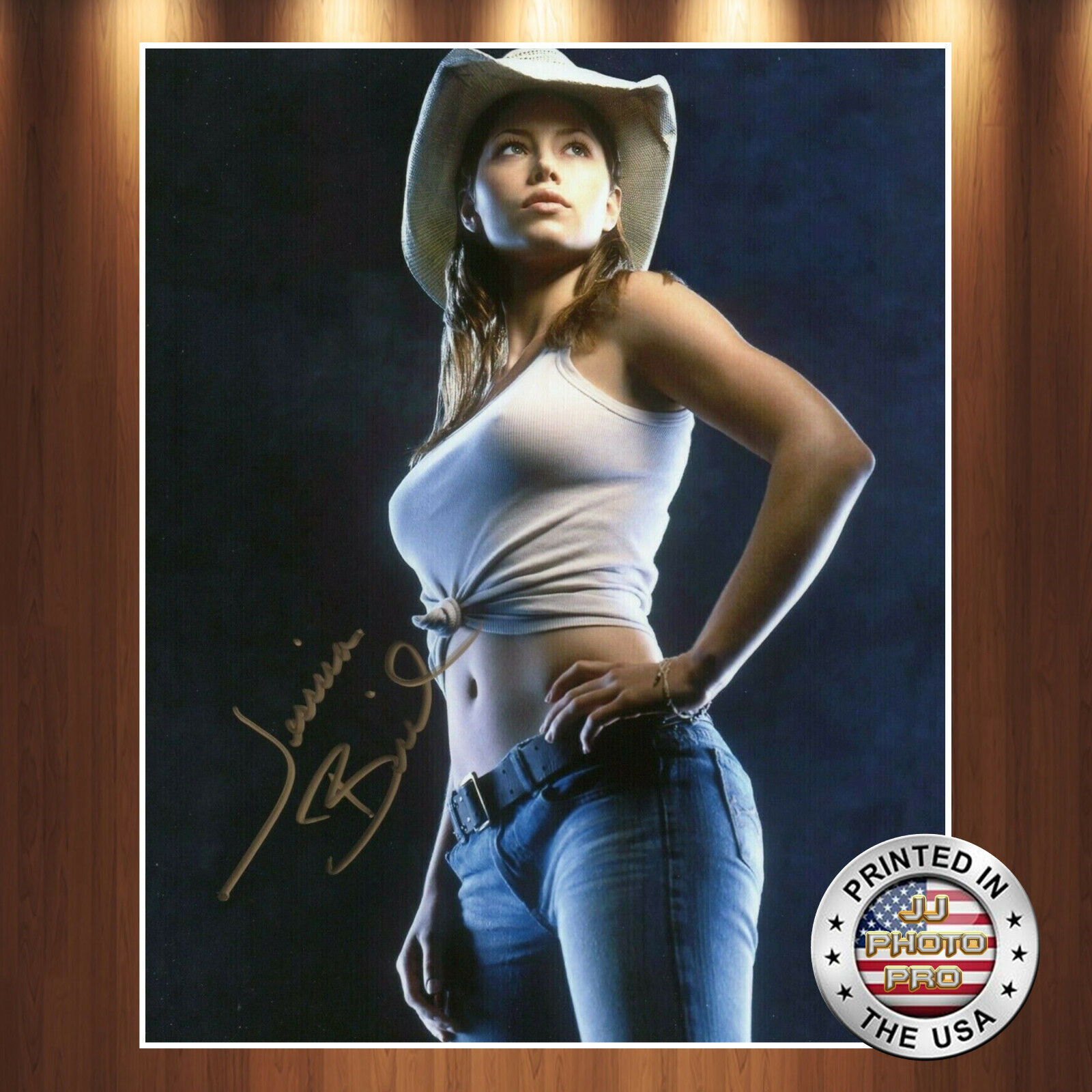 Jessica Biel Autographed Signed 8x10 Photo Poster painting (Blade) REPRINT