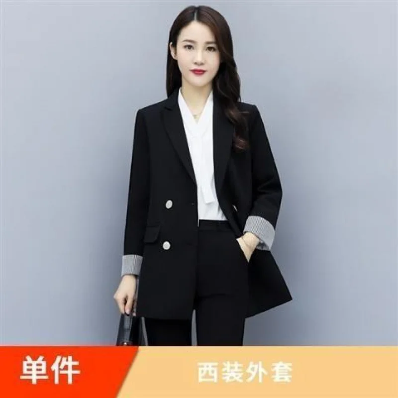Colourp Colourp Celebrity Small Suit Jacket Female 2024 New Fashion Autumn Korean Version Loose Casual Black Suit Jacket