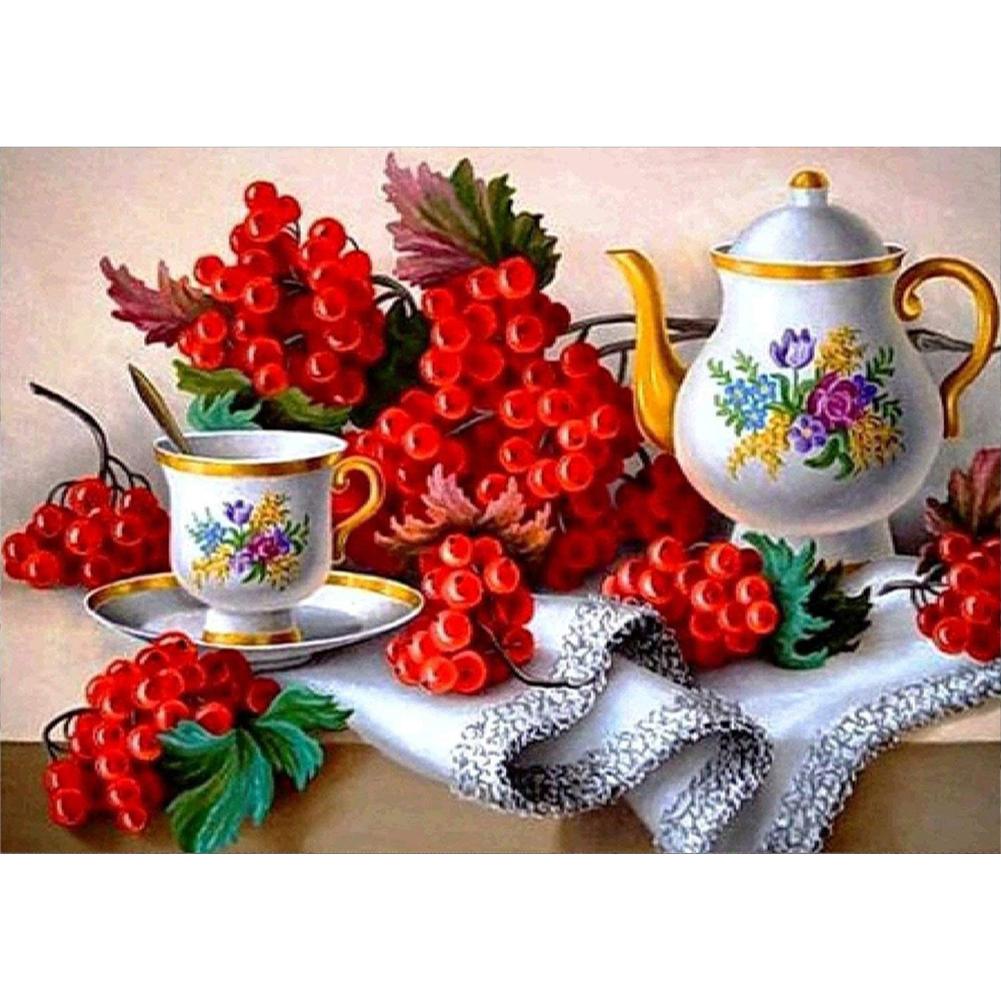 

30*40CM-Round Drill Diamond Painting-Afternoon Tea, 501 Original