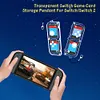 Game Card Case Holder for Nintendo for Switch 2 Transparent PC Game Case