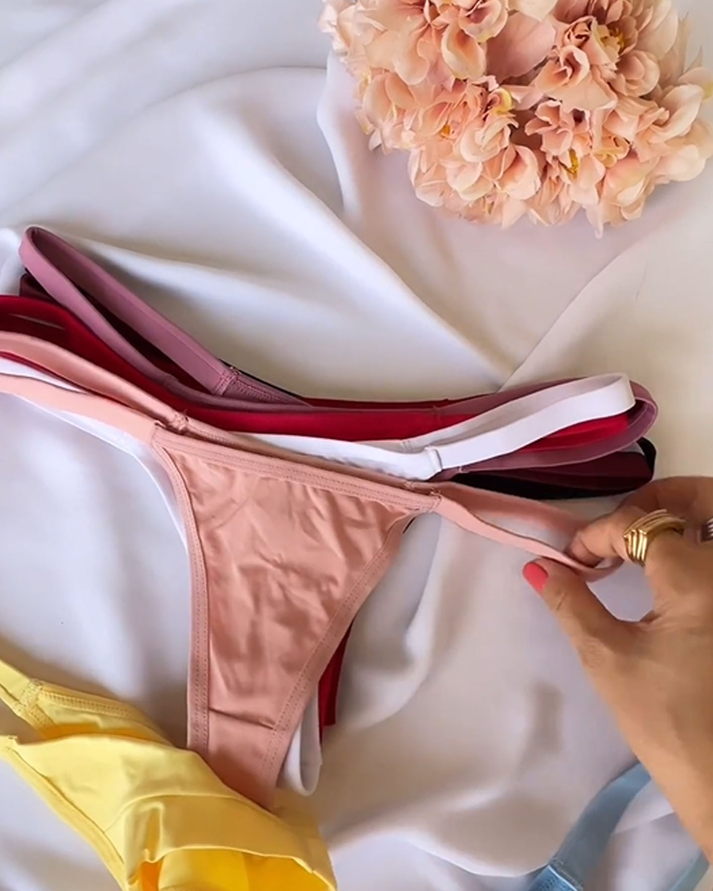 Solid Color Thong