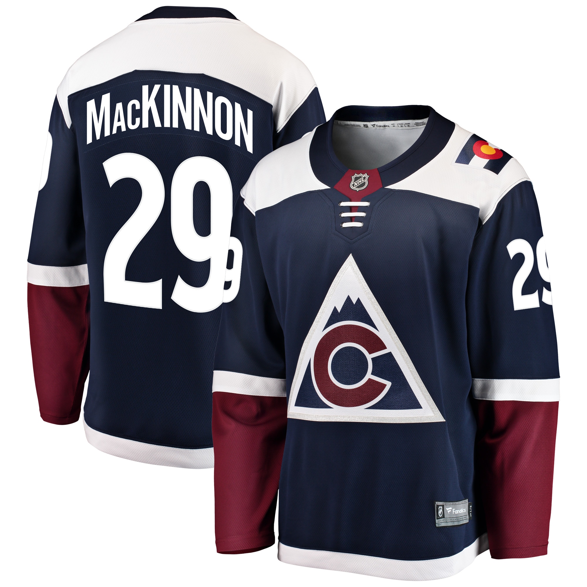 Nathan MacKinnon Colorado Avalanche Fanatics Alternate Breakaway   Jersey – Navy mysite