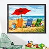 Coast Beach  | Full Square Diamond Painting Kits