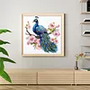Animal Glass Bead Partial 11CT DIY Stamped Cross Stitch Kits for Beginners Adults Home Decor Cross Stitch Art and Crafts Kits 14.04x14.04in