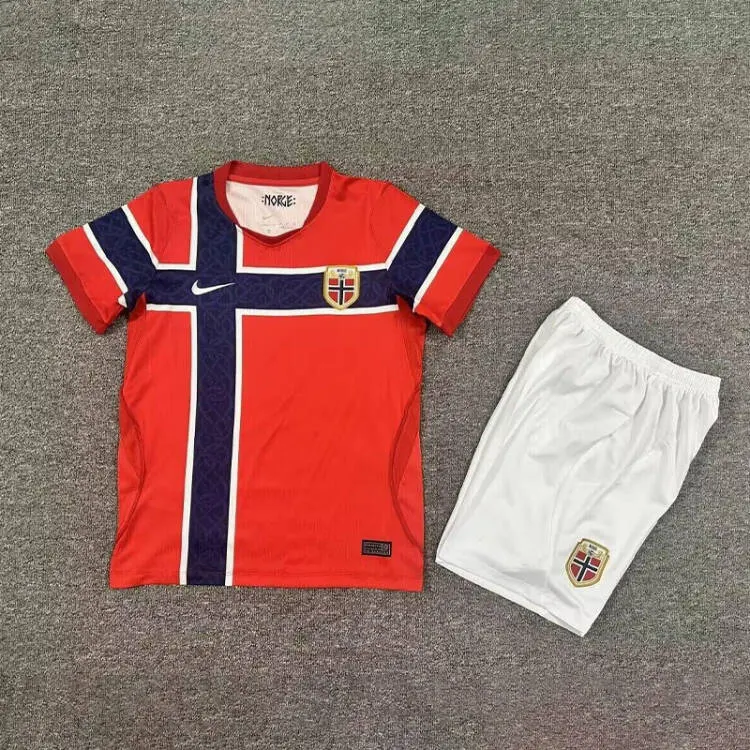 Kids Norway 2026 World Cup Home Jersey 1:1 Thai Quality