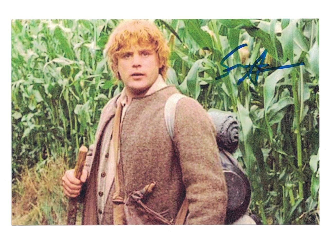 Sean Astin Signed Autographed 4x6 Photo Poster painting Actor Lord Of The Rings