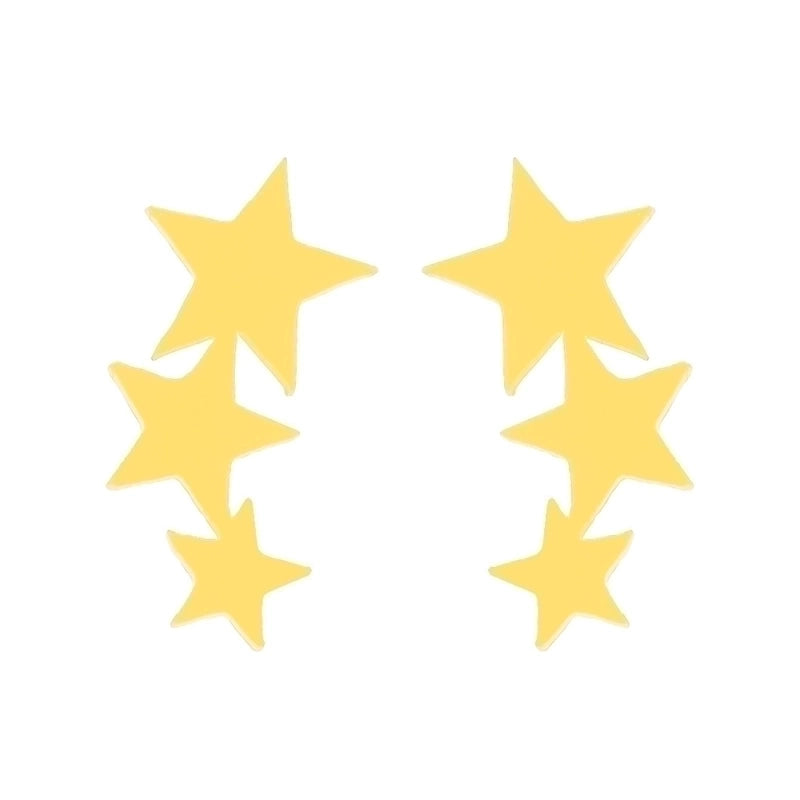 Minimalist Korean Style Geometric 304 Stainless Steel No Inlaid 18K Gold Plated Ear Studs