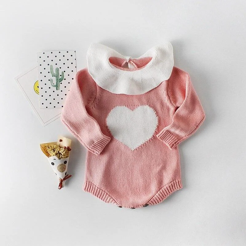 2019 Baby Knitted Clothes Spring Knitting Baby Rompers Girl Clothes Baby Girl Romper Boys Jumpsuit Overall Infant Baby Clothes