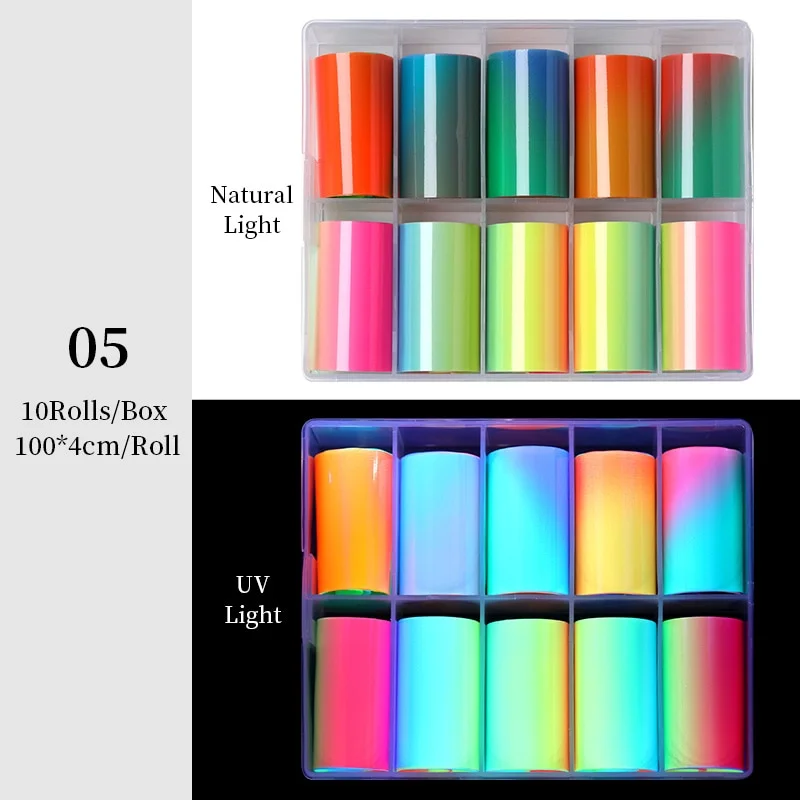 Flower Nail Art Transfer Foil Sticker Mable Series Paper Wraps Adhesive Decals Nails Decoration Accessories For Nails DIY Design-Nail Inspo