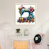 Flower Sewing Machine-Partial 11CT Stamped Cross Stitch Bead Embroidery 36*36cm tapestrymarket