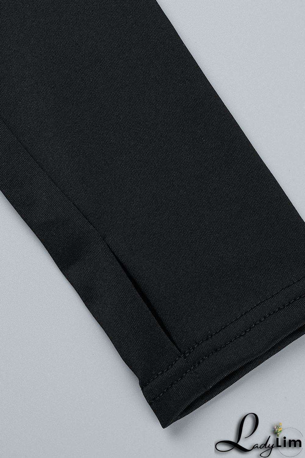 Black Sexy Sportswear Solid Patchwork Asymmetrical O Neck Skinny Jumpsuits