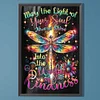 (40*60cm)Dragonfly Saying - Full Round Drill Diamond Painting