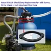 SF80110-2 Pool Clamp Collar Ring Replacement Part for Intex Sand Filter Pump