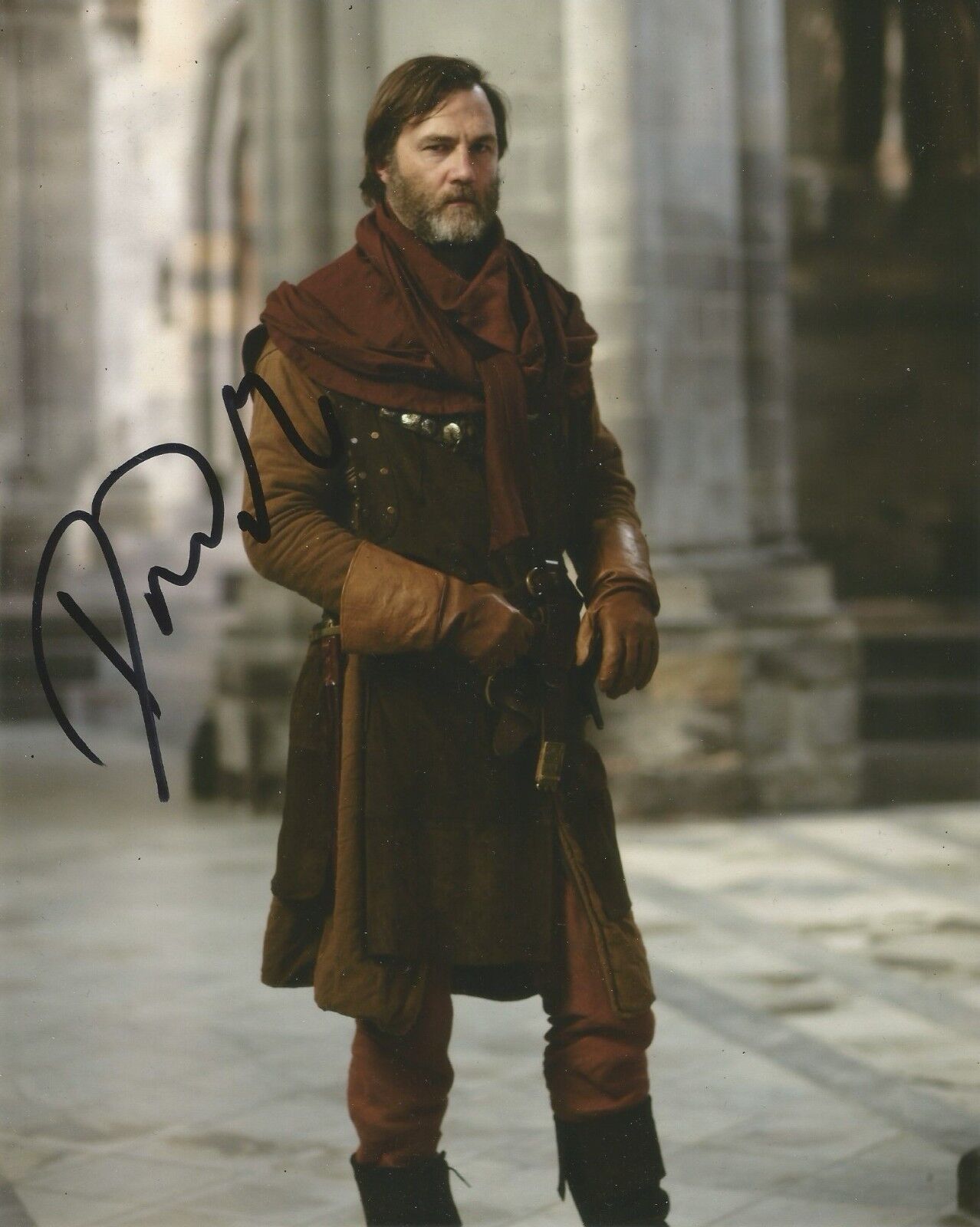 David Morrissey Signed The Hollow Crown 10x8 Photo Poster painting AFTAL