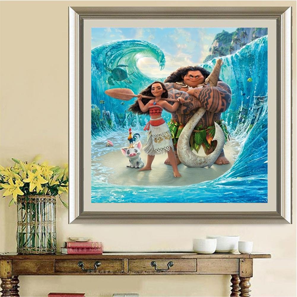Moana-Full Round Diamond Painting