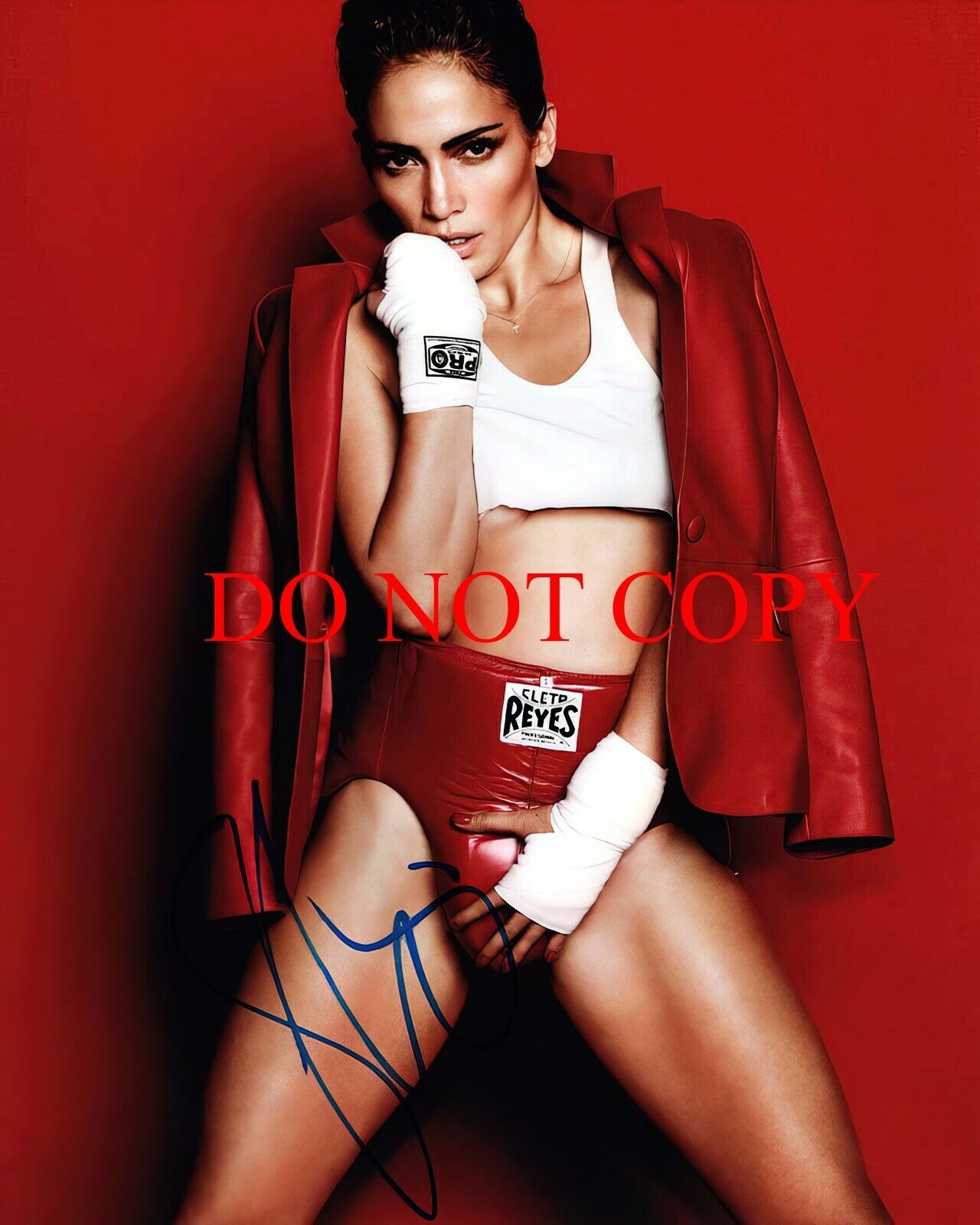 Jennifer Lopez - Autographed Signed 8x10 Photo Poster painting (If You Had My Love) Reprint