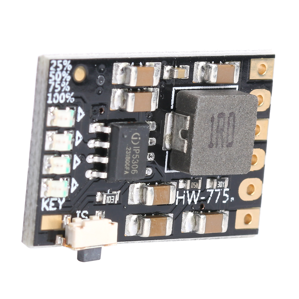 

2A 5V Charge Discharge Integrated 3.7/4.2V Li-ion Battery Boost Power Board, 501 Original