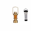 Brass retro lampshade outdoor home camping atmosphere portable kerosene/electricity lamp