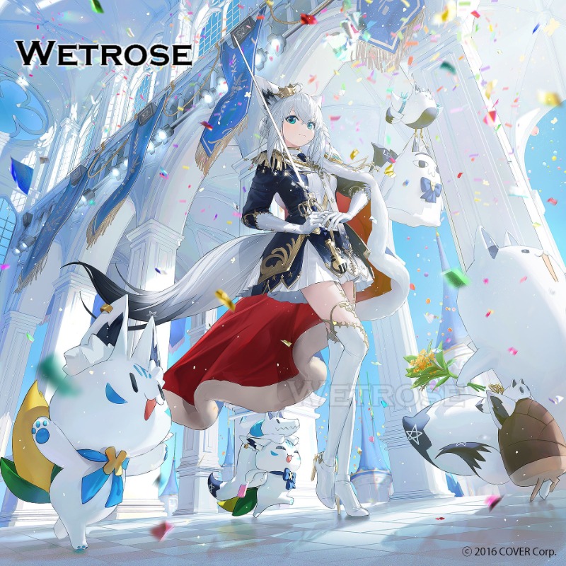 [Deposit Poll] Wetrose Shirakami Fubuki 白上フブキ 1st Solo Live New Outfit Hololive JP Cosplay Costume コスプレ