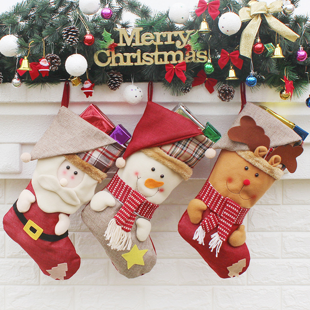 

Snowman Christmas Socks Festive Holiday Decoration Ornaments Socks, 501 Original