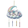 DIY Unicorn-Diamond Painting Pendant