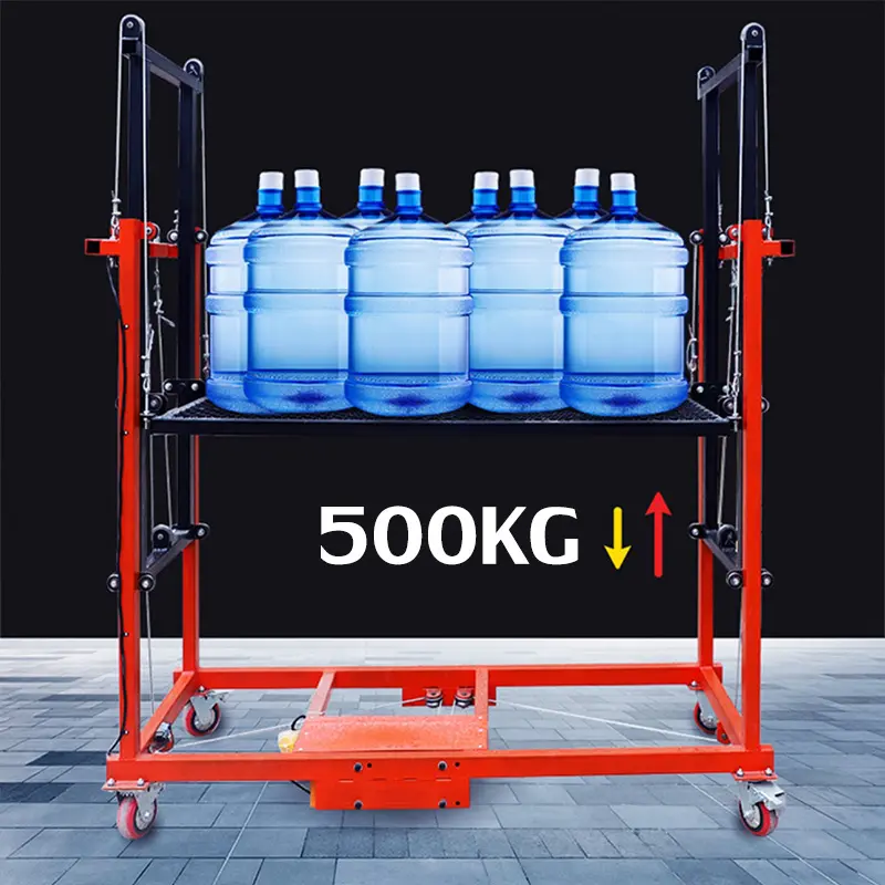 🔥Today's Specials🎉Foldable Electric Scaffolding Lift Platform for Home Use (500kg Load)