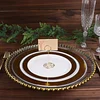 10 Pack | Gold Metal 3.5" Mini Circle Card Holder Stands, Hoop Table Number Stands, Wedding Table Place Card Menu Clips