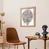 uk.everydayedeals (Limited Stock)Cross Stitch - 14ct Stamped - Fleur de rose violette (33*36cm)