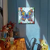 (25x25cm)DIY Pre-Framed 3D Flapping Butterfly Diamond Painting Art Craft Kit Living Room Decor