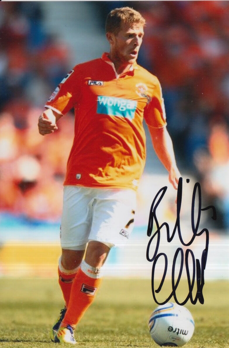 BLACKPOOL HAND SIGNED BILLY CLARKE 6X4 Photo Poster painting 1.