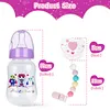 Cute Purple Magnetic Pacifier and Bottle 3 Pcs Set Safe Reborn Baby Doll Accessories - RBBI-Myrebornbabydoll&reg; Myrebornbabydoll&reg;