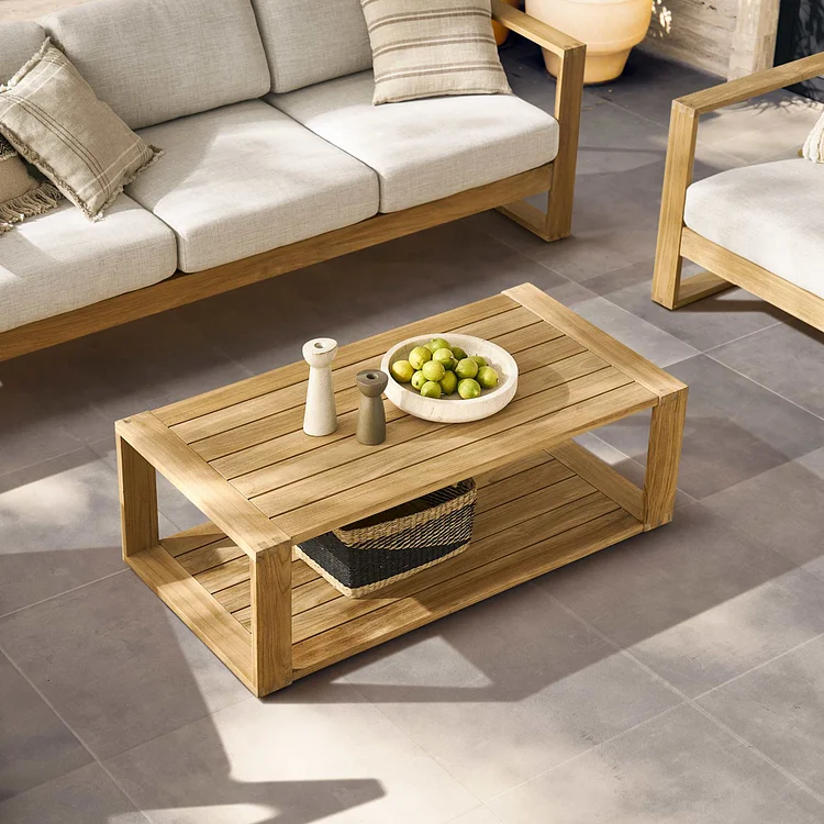 Rio Outdoor Rectangular Box Coffee Table