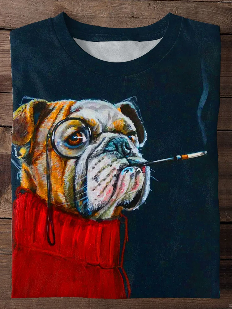 Cute Dog Art Print T-shirt
