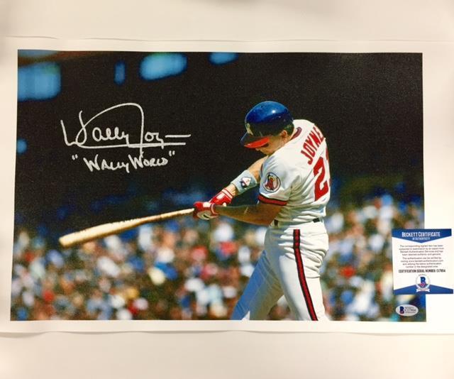 WALLY JOYNER Autograph WALLY WORLD