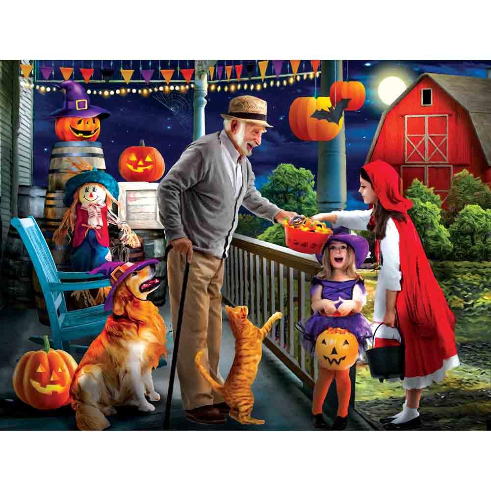 

Halloween-Round Drill Diamond Painting-30*40CM, 501 Original