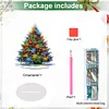 Neon Christmas Tree Diamond Dot Painting Ornament DIY Double Sided Acrylic