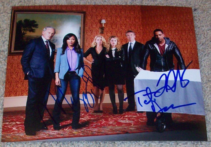 DECEPTION CAST SIGNED AUTOGRAPH 8x10 Photo Poster painting w/PROOF MEAGAN GOOD TATE DONOVAN +1