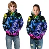 Kid Boy Girl 3D Digital Printed Pullover Casual Loose Hoodie