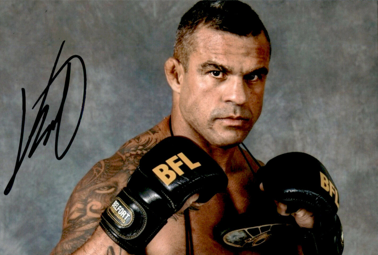 Vitor Belfort SIGNED 4x6 Photo Poster painting UFC MMA THE PHENOM