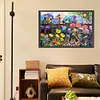 (60*40cm)Birds and Flowers - Square AB Drill Diamond Painting